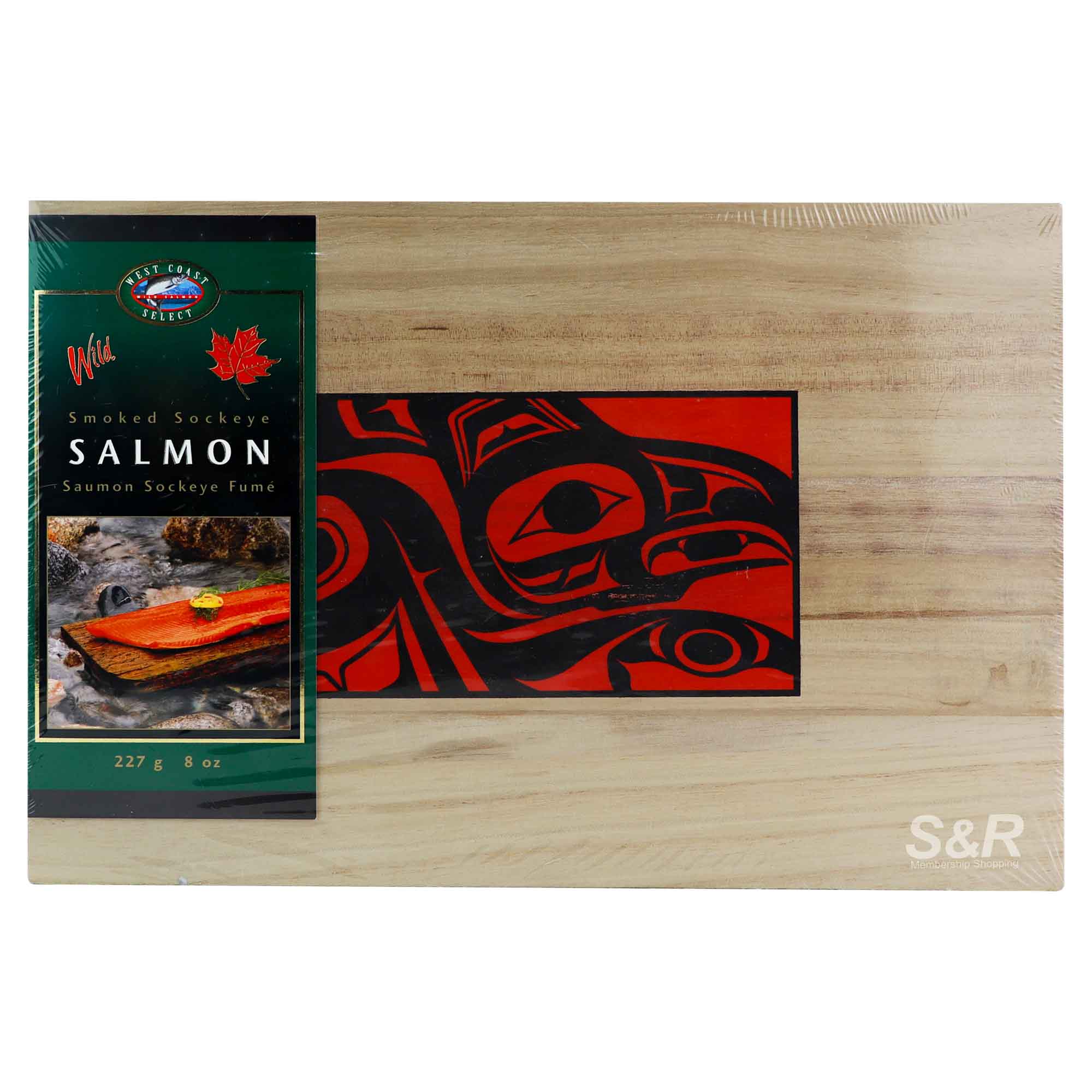 West Coast Select Sockeye Salmon Saumon Sockeye Fume 227g